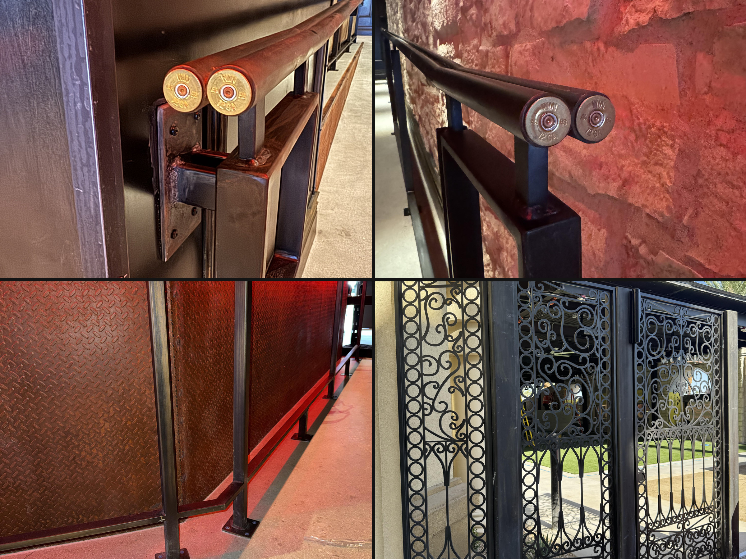 Custom Metalwork — Rails, Brackets & Bar Fronts