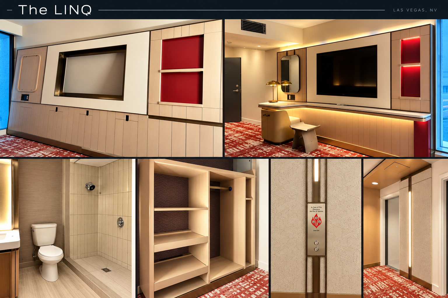 The LINQ — custom millwork and architectural finishes