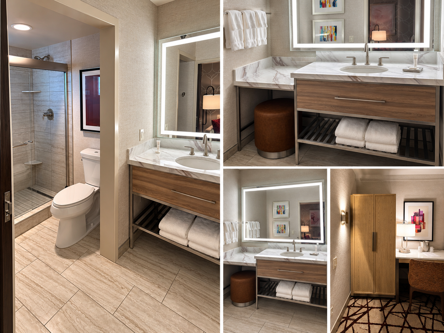 New Orleans Remodel — finished vanity, bathroom, cabinetry, and millwork